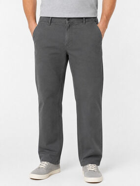 Rodd & Gunn Pants Mens 38x30 Gray Stretch Canvas Chino Casual Straight Leg